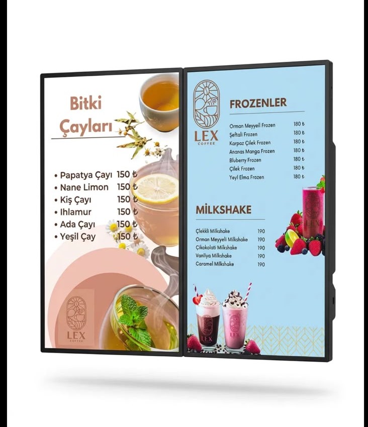 Menü Board Digital Signage ve Çözümleri